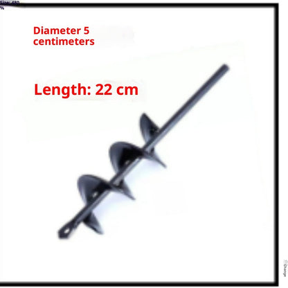 Ground Drilling Machine Drill Bit Spiral Tree Planting Earth Boring Machine Screw Rod Garden Vegetable Planting Pine Soil Drill Bit Flower Planting Drill Drill Head