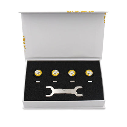 Wireless built-in external car tire sensor detector