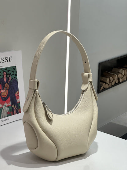 New Soft Leather Luxury-style Bag, Underarm Bag With A High-end Feel, Large Capacity Tote Bag, First Layer Cowhide Crossbody Bag