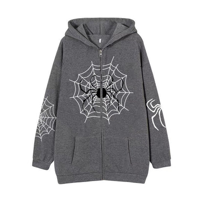 Spider Zipper Sweater Halloween Decoration