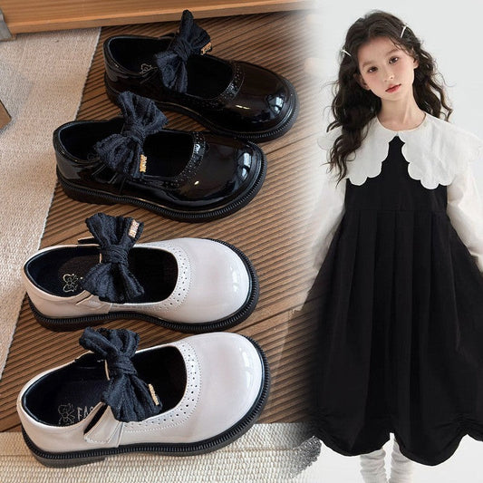 Girls' Bow Mary Jane Flats