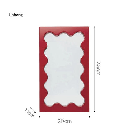 New Square Wave Pattern Vanity Mirror Wall Mirror Entryway Mirror