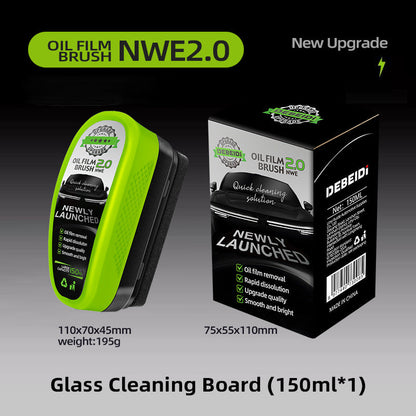 Green Car Glass Wiper Strong Oil-removing Film Crystal Plating Coating Water Drive