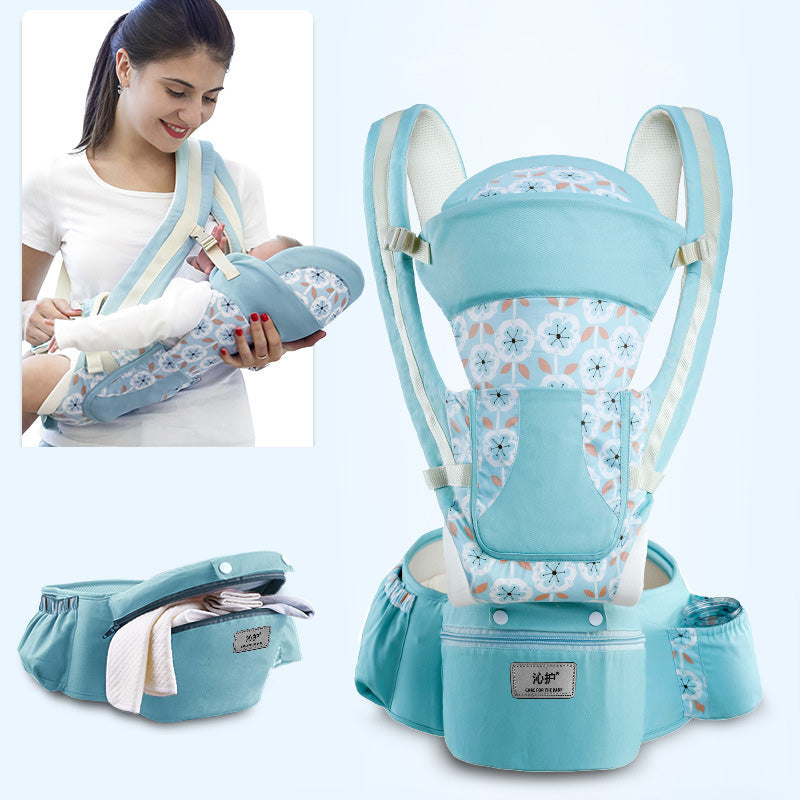 Ergonomic 3-in-1 Baby Carrier with Hip Seat