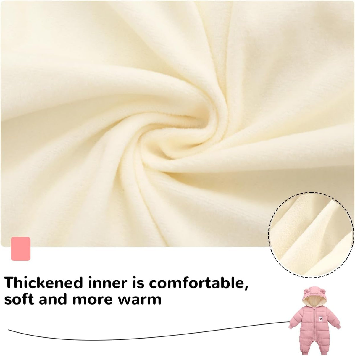 Baby Boy Snowsuit Newborn Girl Winter Coat Toddler Jacket Clothes