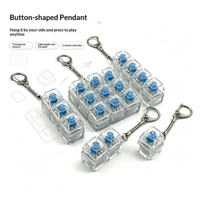 Highly Transparent PC Material Decompression Button For Decompression Toy