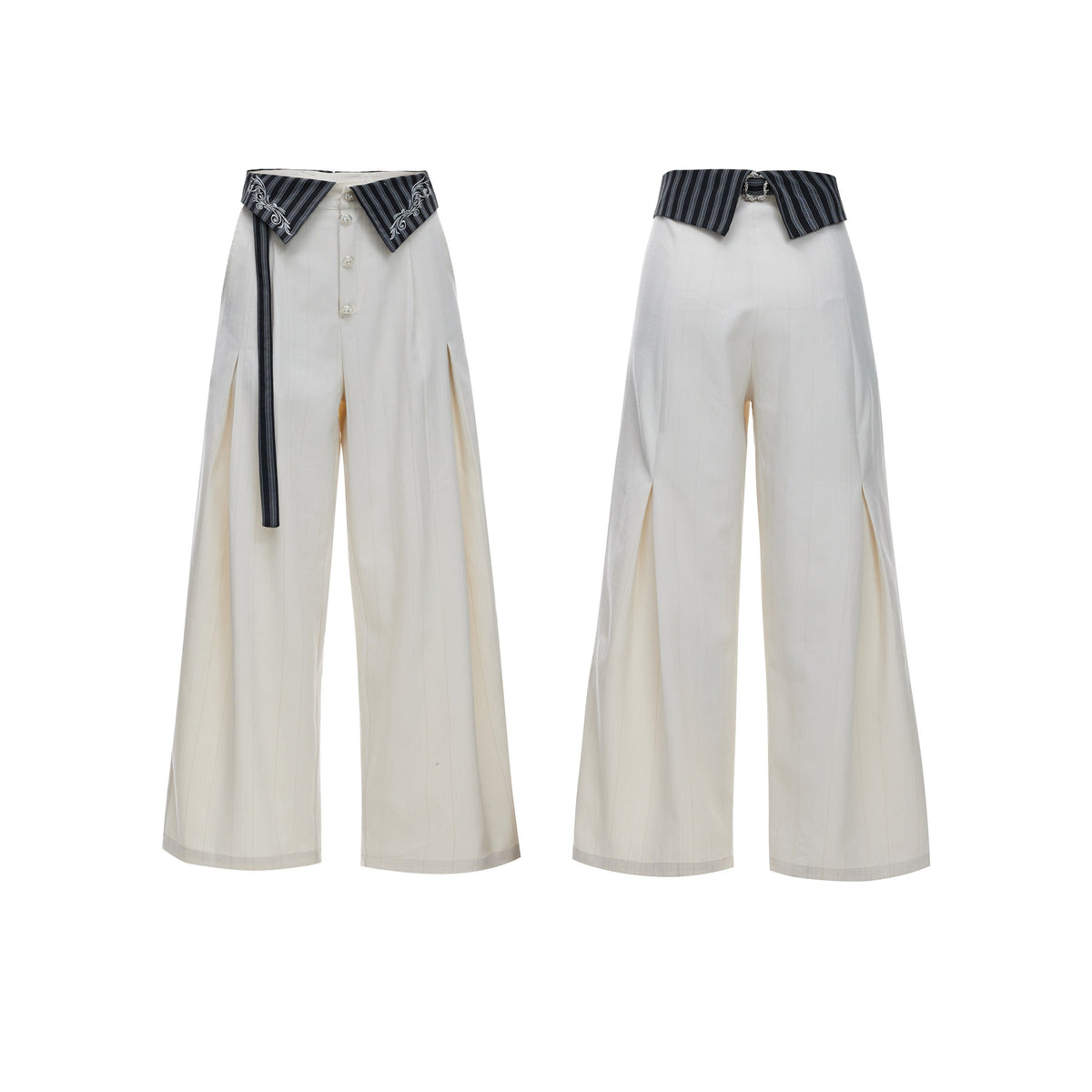 Embroidered Luxurious Short-sleeve T-shirt With A Slanted Placket
