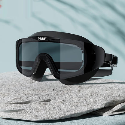 Electroplating HD Waterproof Non-fogging Swimming Glasses