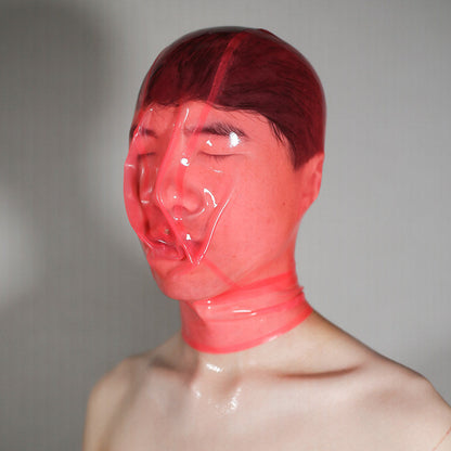 Latex Hood Halloween Cosplay Mask