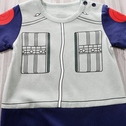 Newborn Clothing Handsome Anime Role Play Cotton Comfortable Soft Boys And Girls 0-18 Summer Short Sleeved Baby Jumpsuit