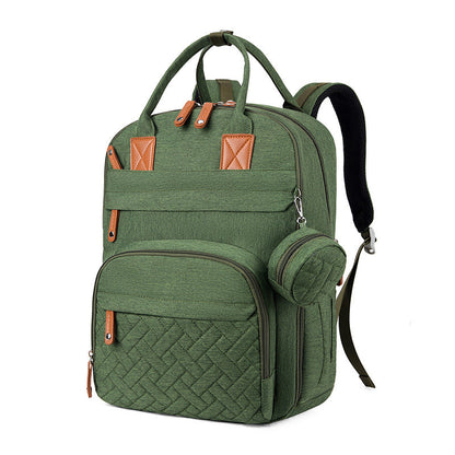 Multi-functional USB-charging Stroller Bag With Separate Dry And Wet Compartments