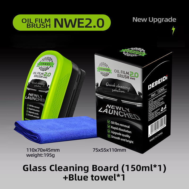 Green Car Glass Wiper Strong Oil-removing Film Crystal Plating Coating Water Drive