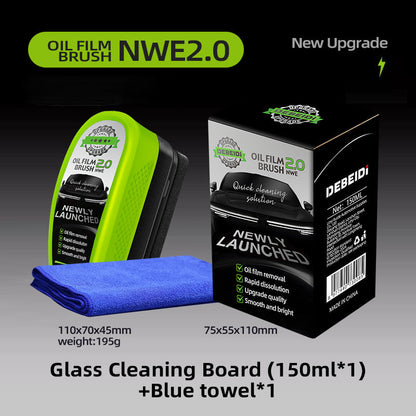 Green Car Glass Wiper Strong Oil-removing Film Crystal Plating Coating Water Drive