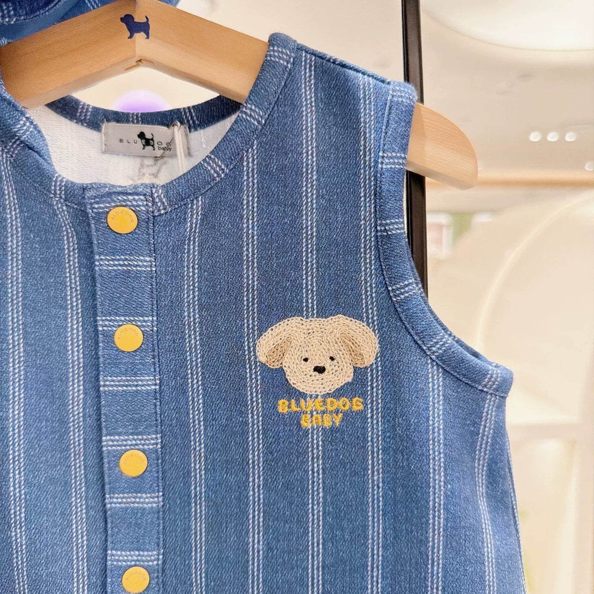 Children's Pure Cotton Striped Romper