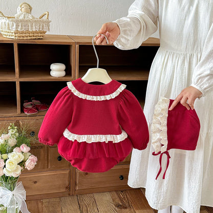 Spring And Autumn Long-Sleeved Baby Onesie