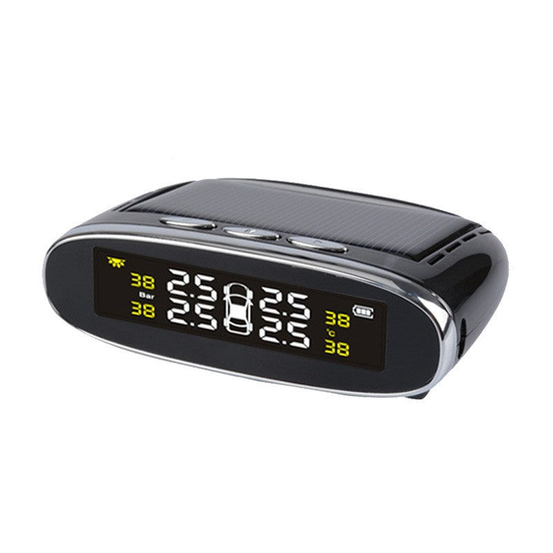 Elliptical Display Tire Pressure Monitor USB Solar Charging Internal And External Sensor
