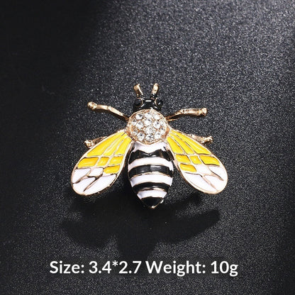 Cute Animal New Style Oil-Drop Bee Brooch