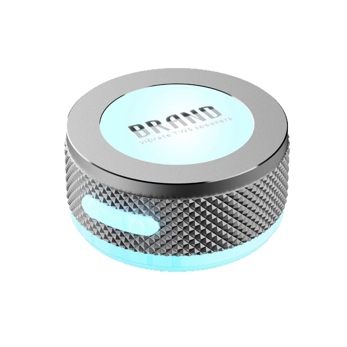 Small Wireless Bone Conduction Speakers Bluetooth Vibration Speaker With Color LED Light Portable Surface Adsorption Speaker
