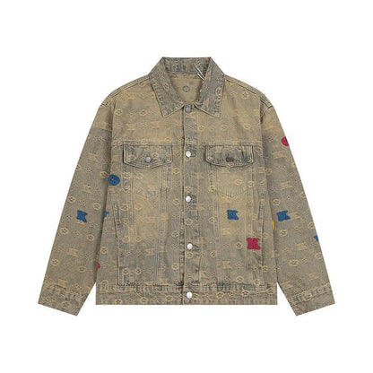 Edgy Yet Handsome American-style Vintage Jacket Top