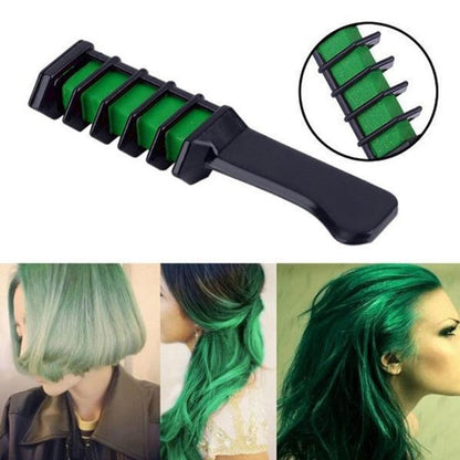 Temporary Mini Disposable Crayons Hair Color Dyeing Mascara Dye Chalk Box With Brush