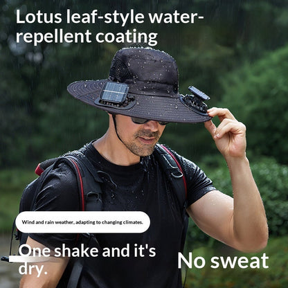 Spray Fan Hat Cooling Sunshade Fisherman Hat