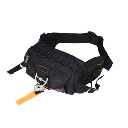 Multifunctional Waist Bag With A Uniquely Designed Nylon Hook-and-loop Closure