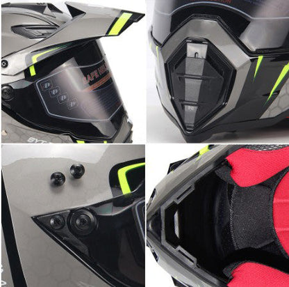Handsome full-cover motorcycle off-road helmet