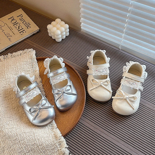 Girls’ Mary Jane Bow Dress Shoes
