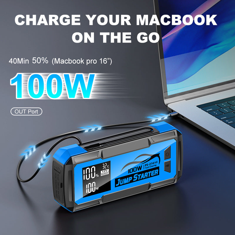 32000mAh Car Emergency  Starter Power Bank With Digital Display