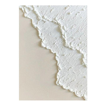 Hand Painted Three-dimensional Oil Painting Niche White