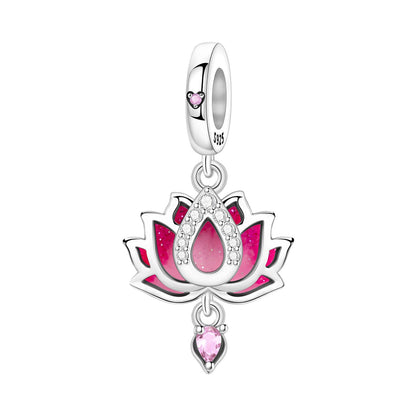 Lily Of The Valley Iris And Spinning Flower DIY Bracelet Pendant Accessories