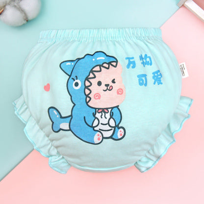 Korean Style Shorts Children's Briefs Girls' Underwear Without Pp