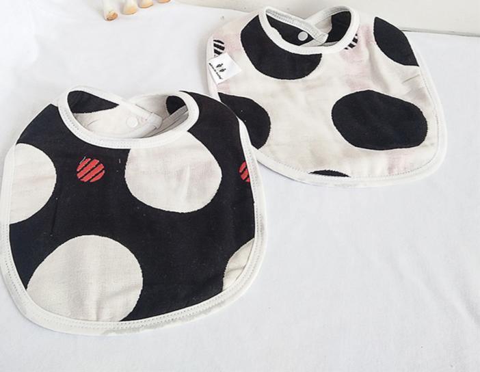 6-Layer 100% Cotton Gauze Baby Bibs
