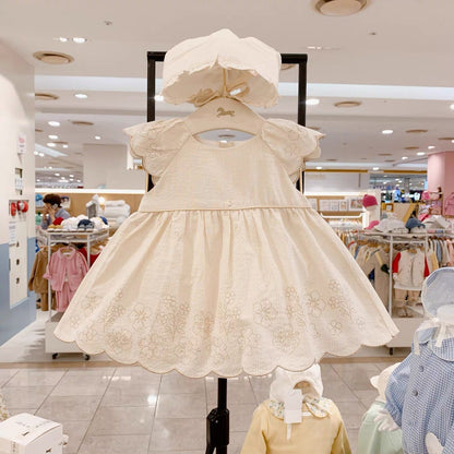 Summer New Arrival Korean-style Romper Dress With Hood For Girls