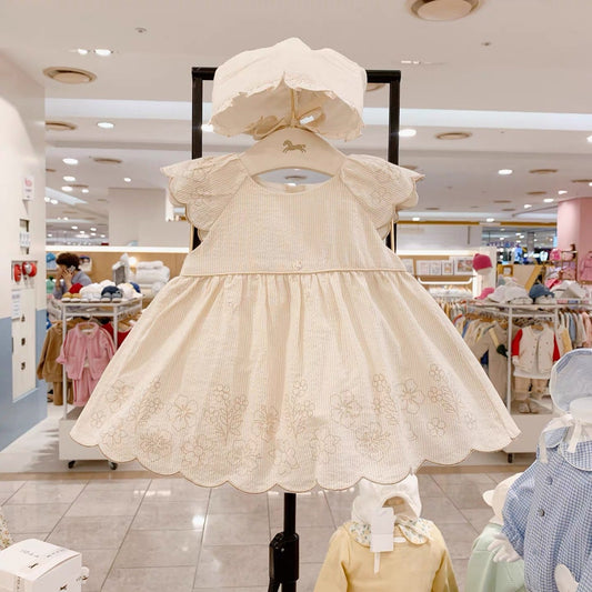 Summer New Arrival Korean-style Romper Dress With Hood For Girls