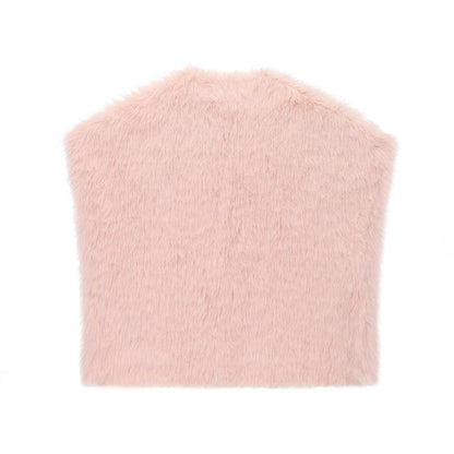Autumn Fashion Faux Fur Effect Short Vest