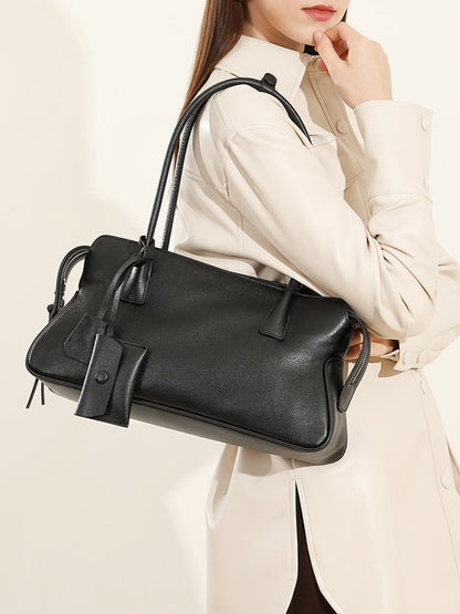 Retro Shoulder Underarm Niche Genuine Leather Bag