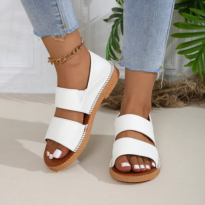 New Fairy-style Flat Soft Soled Sandals