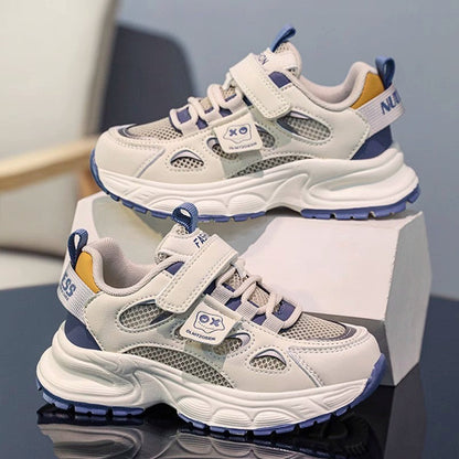 2026 Summer New Kids Mesh Breathable Sneakers, Boys Casual Dad Shoes For Middle And Big Kids