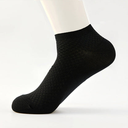 Casual Soft And Breathable Black Long Socksversatile For All Seasons
