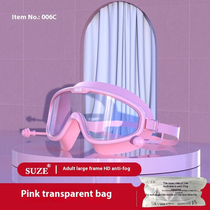 Anti-fog Waterproof Glasses Electroplating Swimming Goggles