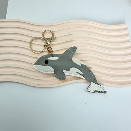 New-style Marine Animal Keychain Made Of PU Leather Shark