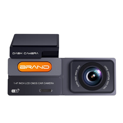 2K Dual Lens Front And Rear Dash Cam, High Definition Car DVR Recorder