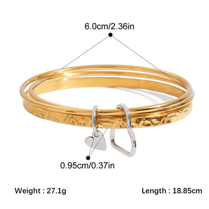 High-end Stainless Steel Zircon Bracelet That Wont Fade