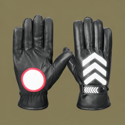 Fleece-lined Warm Winter Non-slip Reflective Gloves
