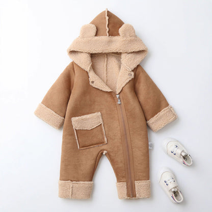 Winter Infant Fleece-lined Jumpsuit Baby