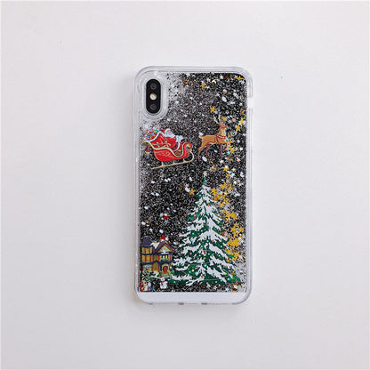 Compatible With  , Santa Claus Christmas Tree Quicksand Shell