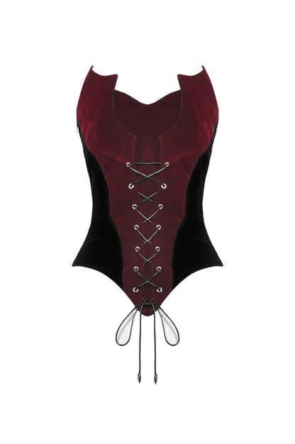 Gothic Waist-cinching Slimming Camisole With Temperament