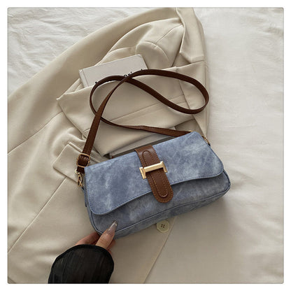 Niche-design Korean-style High-end Baguette Bag