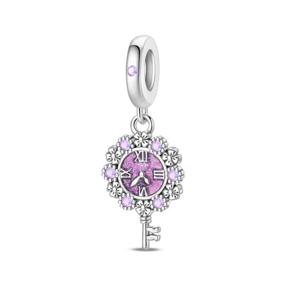 Retro Heart Lock Key Pendant Accessory